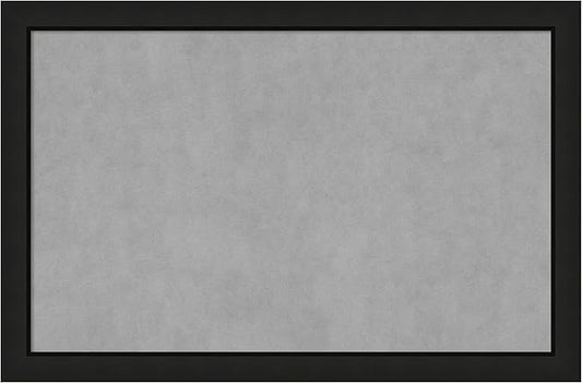 Amanti Art Black Framed Magnetic Board 23x35 Large Vision Board for use with Magnets, 100% Metal Sheet to Display Items as Office Decor or for Home Organization in mudroom, Kitchen or Kids Room
