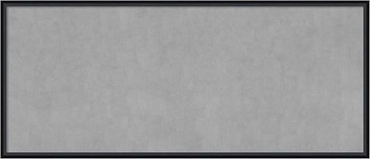 Amanti Art Black Framed Magnetic Board 21x49 Oversize Vision Board for use with Magnets, 100% Metal Sheet to Display Items as Office Decor or for Home Organization in mudroom, Kitchen or Kids Room