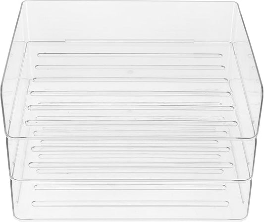 LIGHTAOTAO Stackable Desk Organizer Tray Paper Holder for Office File Storage and Document Sorting Practical Desktop Letter Tray for School and Home Use