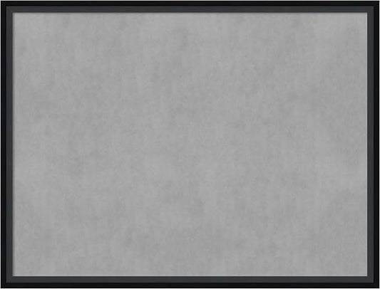Amanti Art Black Framed Magnetic Board 19x25 Medium Vision Board for use with Magnets, 100% Metal Sheet to Display Items as Office Decor or for Home Organization in mudroom, Kitchen or Kids Room