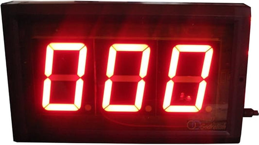 3-inch LED Days Countdown or Countup Timer Max 999 Days Event Reminder Counter IR Remote Control