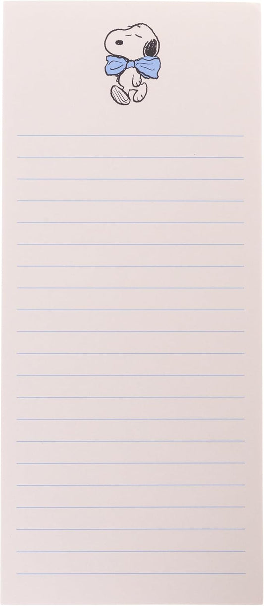 Graphique Snoopy Notepad, 100 Tear-Away Sheets for Grocery, Gifts & To-Do Lists, Writing Pad for Fridge, Kitchen, Office, Fun Gift