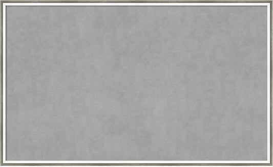 Amanti Art Silver Framed Magnetic Board 25x41 Large Vision Board for use with Magnets, 100% Metal Sheet to Display Items as Office Decor or for Home Organization in mudroom, Kitchen or Kids Room