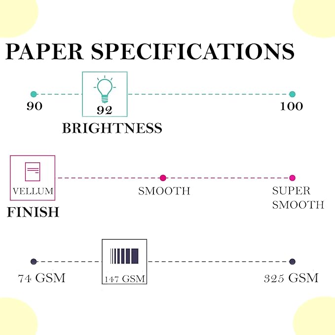 Print It - Vellum Bristol Colored Cardstock Cover Paper, 67 Lb, 8.5" X 11”, Heavyweight Colored Cardstock for Crafts, School, Invitations, And Office Use - Decoration Drawing 250/Case-Ivory