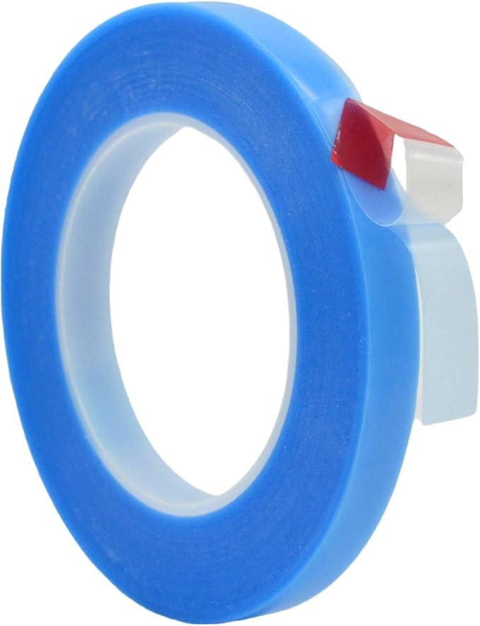 WOD SPT7A UHMW Polyethylene Transparent Film Slick Tape, 1/2 inch x 10 ft. Aggressive Adhesive - Ideal For Squeak Reduction, Drawers, and Bearings