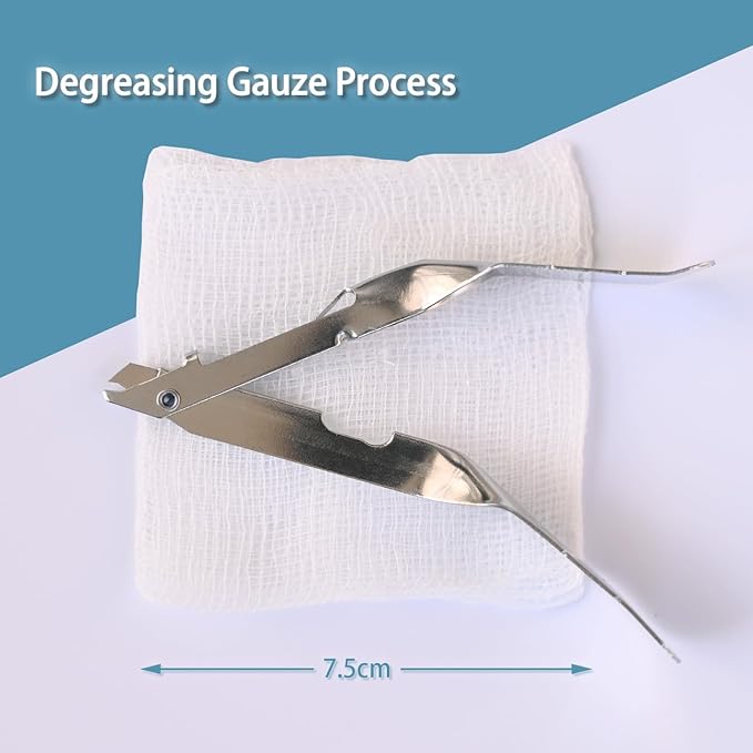 Skin Staple Removal Kit, Includes Staple Remover and Gauze Sponge, Steriled, Ideal for Hospitals and Clinics (5)