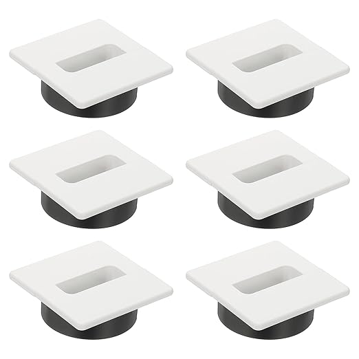 PATIKIL 2.8inch Desk Grommet, 6Pcs Cable Grommet Wire Management Cable Hole Cover Cord Organizer for Office Home Table Countertop, White
