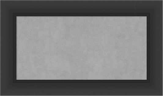 Amanti Art Black Framed Magnetic Board 17x29 Small Vision Board for use with Magnets, 100% Metal Sheet to Display Items as Office Decor or for Home Organization in mudroom, Kitchen or Kids Room