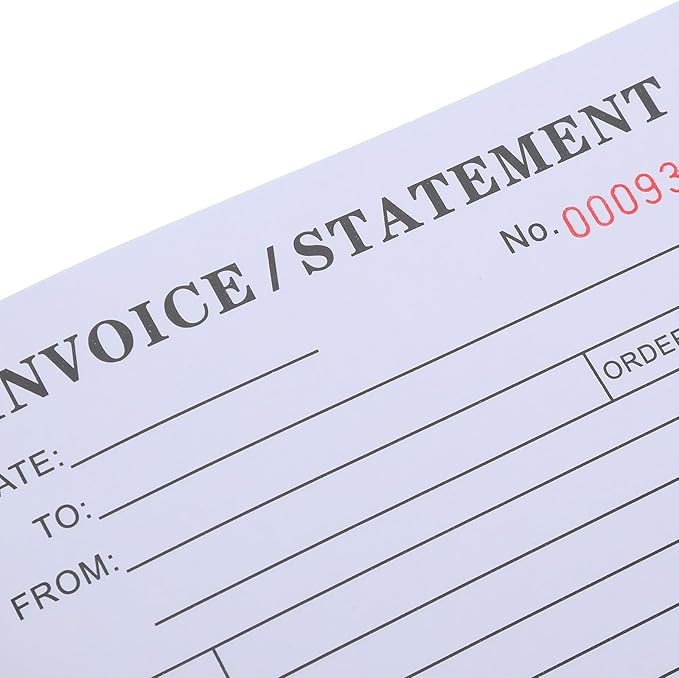 Generic 2pcs Invoice Book for Small Business: 8.25" X 5.7" Estimate Book - Mobile Mechanic Receipt Sheets Order Receipt Paper (60 Sheet Per Piece)