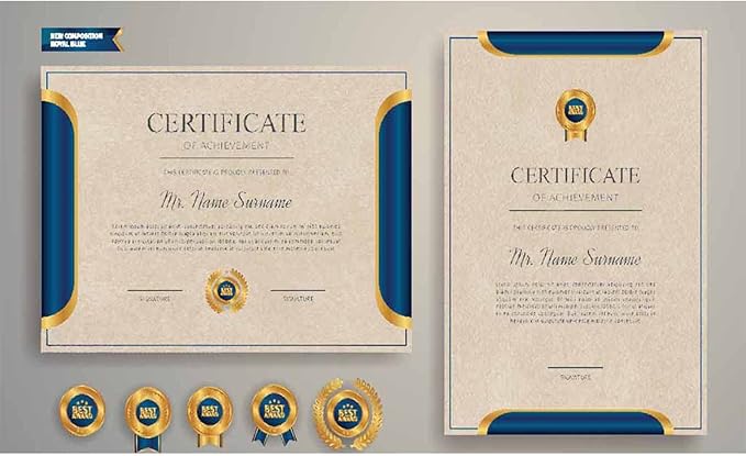 50 DUGUTUL Sheets Vintage Fancy Stationery Paper 8.5 X 11 Inch, Double Sided, 100 gsm, Antique Design Printer Paper for Vintage invites and Letters, Resumes, Awards, Diplomas (A)
