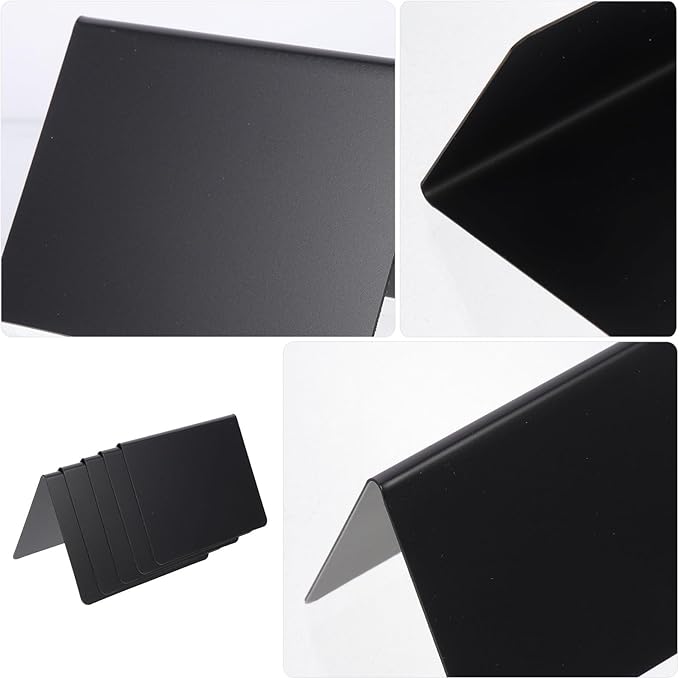 COHEALI 10pcs Mini Acrylic Desktop Message Blackboards Erasable Chalkboard Signs for Wedding Party Table Display and Decorative Signage