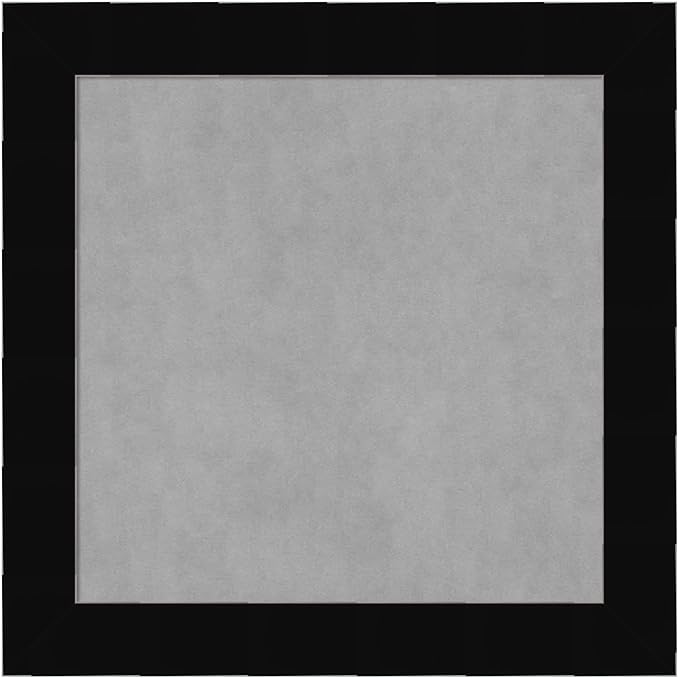 Amanti Art Black Framed Magnetic Board 15x15 X-Small Vision Board for use with Magnets, 100% Metal Sheet to Display Items as Office Decor or for Home Organization in mudroom, Kitchen or Kids Room