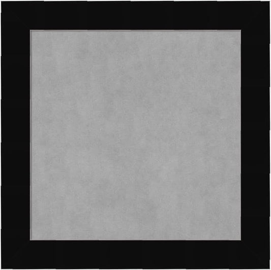 Amanti Art Black Framed Magnetic Board 15x15 X-Small Vision Board for use with Magnets, 100% Metal Sheet to Display Items as Office Decor or for Home Organization in mudroom, Kitchen or Kids Room