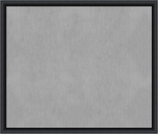 Amanti Art Black Framed Magnetic Board 43x51 Oversize Vision Board for use with Magnets, 100% Metal Sheet to Display Items as Office Decor or for Home Organization in mudroom, Kitchen or Kids Room