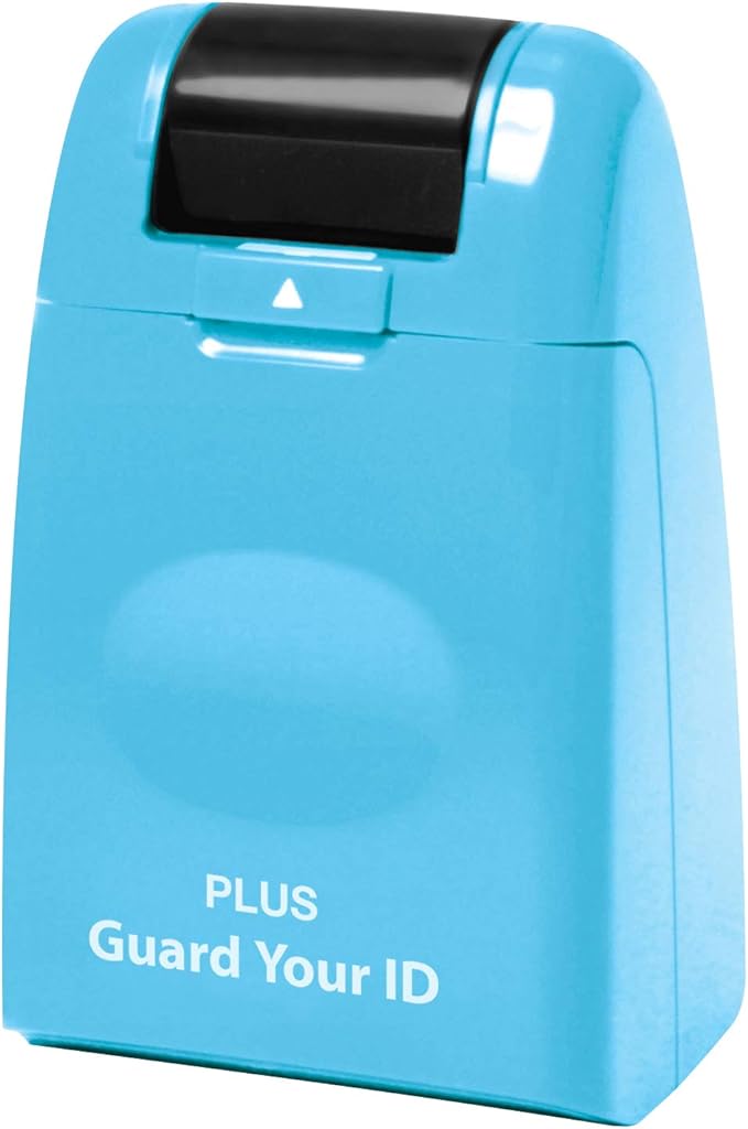 Guard Your ID Identity Protection Stamp Roller, Turquoise