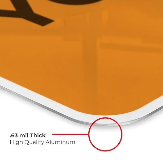 Custom Warning Sign, OSHA Sign, 18x24 Inches, Rust Free .063 Aluminum, Fade Resistant, Indoor/Outdoor Use, Made in USA