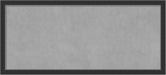 Amanti Art Black Framed Magnetic Board 23x51 Oversize Vision Board for use with Magnets, 100% Metal Sheet to Display Items as Office Decor or for Home Organization in mudroom, Kitchen or Kids Room