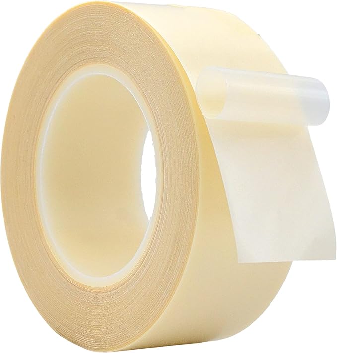 WOD SPT7A UHMW Polyethylene Transparent Film Slick Tape, 2 inch x 36 yd. Aggressive Adhesive - Ideal For Squeak Reduction, Drawers, and Bearings