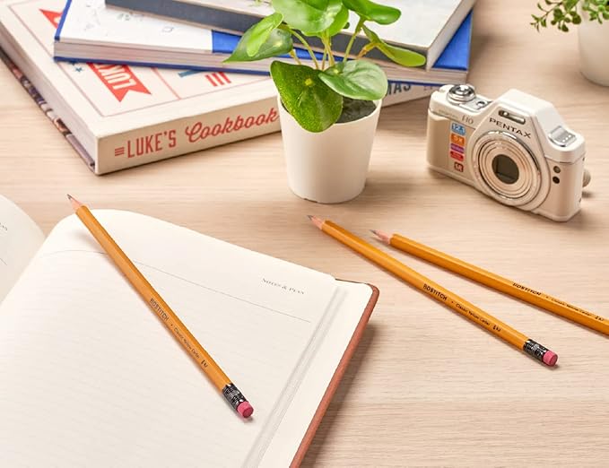 Bostitch Office Premium #2 Pencils, American Cedar Wood, Pre-Sharpened, HB Graphite, 72-Pack