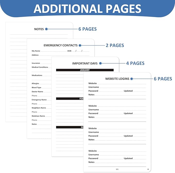 Comkiso Address Book with Individual Alphabetical Tabs Laminated, Large Print Address Book with 468 Wide Lining Entry Spaces, Change of Address Labels, Hardcover Address Book 5.7 x 8.5" - Bloom