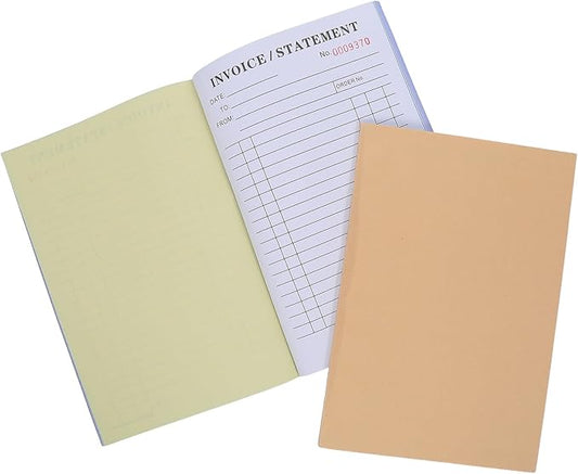Generic 2pcs Invoice Book for Small Business: 8.25" X 5.7" Estimate Book - Mobile Mechanic Receipt Sheets Order Receipt Paper (60 Sheet Per Piece)