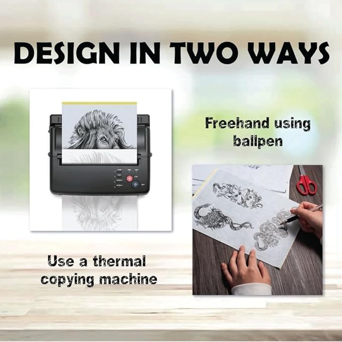 Tattoo Transfer Paper - Yuelong 30 Sheets Tattoo Stencil Paper Thermal Stencil Paper 4 Layers A4 Size DIY Tattoo Tracing Paper for Tattoo Transfer Kit Tattoo Supplies