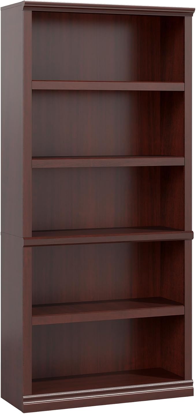 Bevfint Bookshelf, Open Storage 70 Inch Tall 5 Shelf Bookcase, Floor Standing Bookshelves and Bookcases, Book case for Farmhouse Library Office Bedroom Kids, Mahogany - 5 Tier
