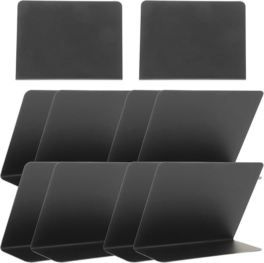 VILLCASE 10pcs Mini Chalkboard Signs Reusable Acrylic Desktop Message Boards Small Table Blackboards for Weddings Parties Restaurant Display
