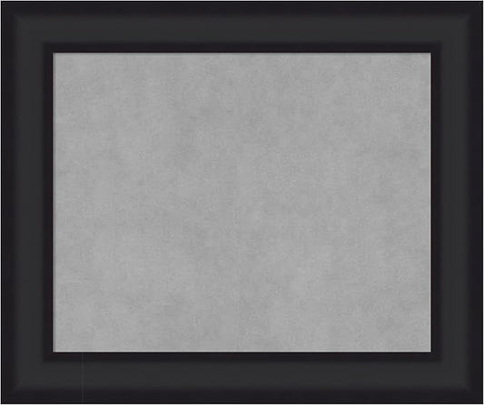 Amanti Art Black Framed Magnetic Board 21x25 Small Vision Board for use with Magnets, 100% Metal Sheet to Display Items as Office Decor or for Home Organization in mudroom, Kitchen or Kids Room