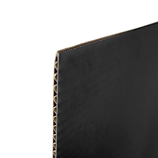 Flipside Products 36” x 48” Project Boards for Presentations, Science Fair, School Projects, Event Displays and Trifold Picture Board, Proudly Made in USA - Black - 10 Pack