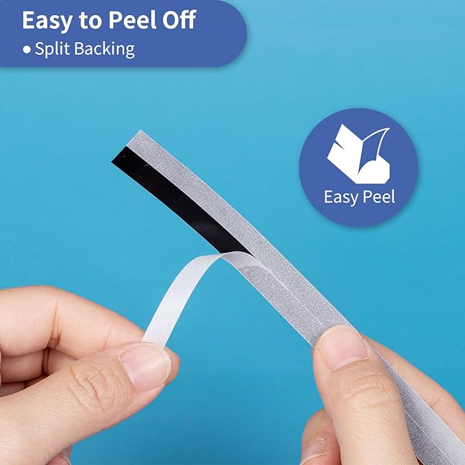 Label Maker Tape TZe-335 Compatible with Brother TZ-335 Laminated White on Black for Brother P Touch PTD210 PTH110 PTD600 PT-123PC PT-P700 Label Maker, 12mm 0.47 Inch, 5Pk