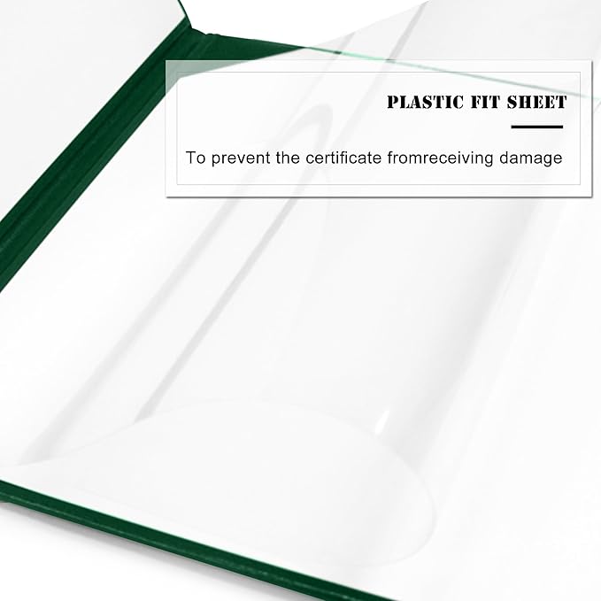 Diploma Cover 8.5” x11” Diploma Holder of Graduation Leatherette Padded Certificate（Tent Style),20-Pack