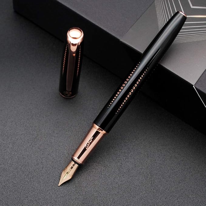 Picasso 916 Malage Fountain Pen Original Box New Version (Starlit Night Black, Medium Nib 0.7mm)