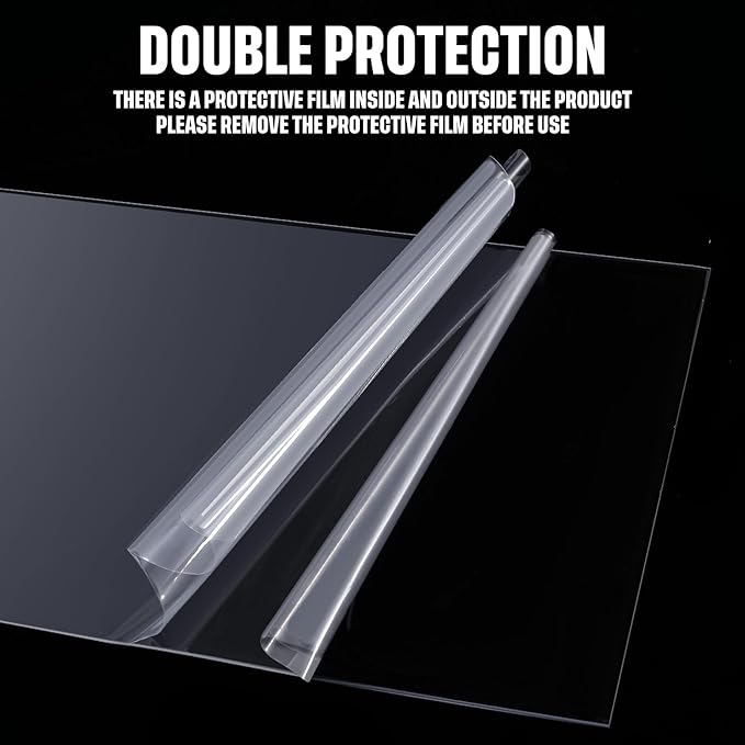 Containlol 50 Pcs Moveable Shelf Label Holders, Clear Bookshelf Label Library Shelf Markers Bookshelf Divider Tags for Library Office Classroom Home(6.5 x 3.54 x 2.36 Inch)