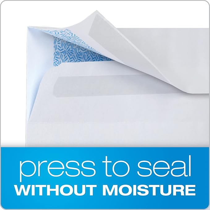 Columbian #9 Security Envelopes, 500 Pack, Double Window Self Seal Envelopes for Invoices and Business Mailings, 3-7/8" x 8-7/8", Durable 24 lb White Paper