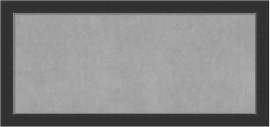Amanti Art Black Framed Magnetic Board 25x53 Oversize Vision Board for use with Magnets, 100% Metal Sheet to Display Items as Office Decor or for Home Organization in mudroom, Kitchen or Kids Room