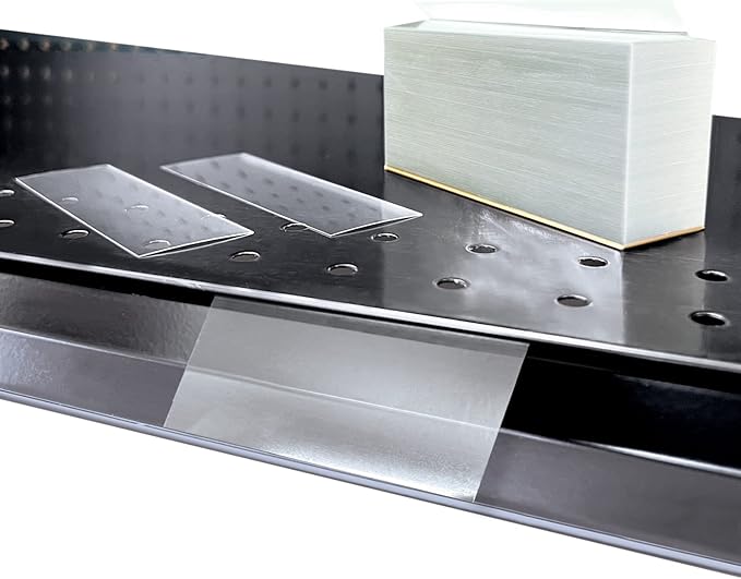 Clip Strip Corp. Price/Data Channel Label Holder Chips, Clear Plastic Tags, 3.5" L x 1.25" H, 7.5 Mil Thick, Gondola Shelf Edge, Reusable, Made for Point of Purchase Shelf Molding (2000)
