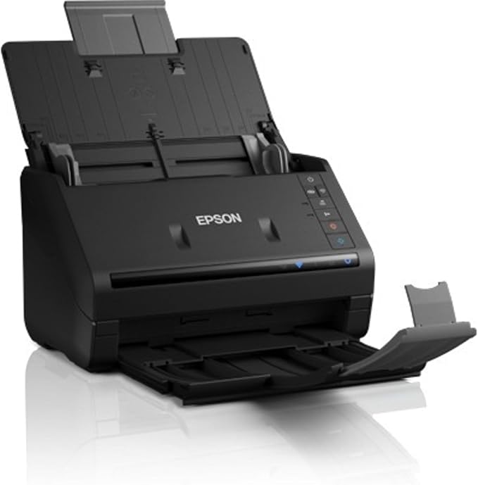 Epson Workforce ES-500W II Wireless Color Duplex Desktop Document Scanner for PCand Mac with Auto Feeder (ADF), Scan from Smartphone or Tablet
