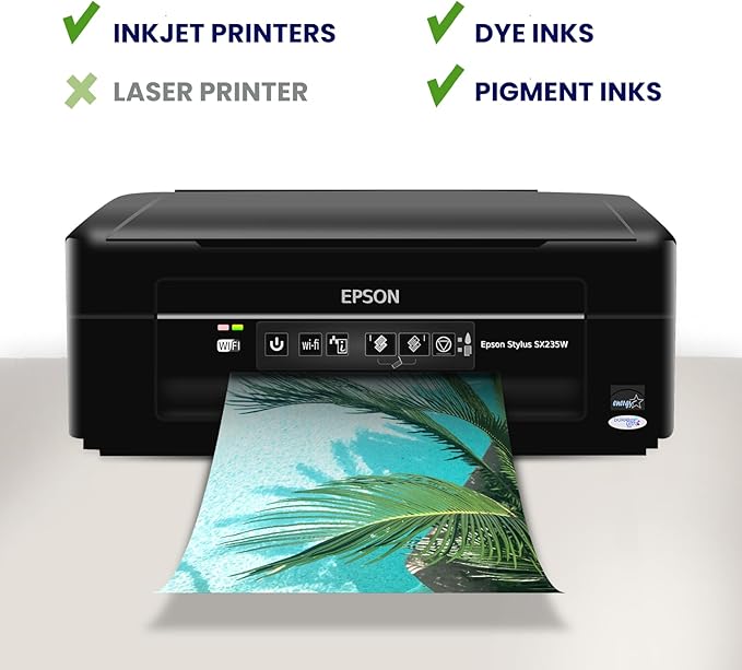 13 x 19 Double Sided Photo Paper Matte, Goefun 200GSM/54LB Inkjet Printer Paper for Posters and Art Prints, 100 Sheets