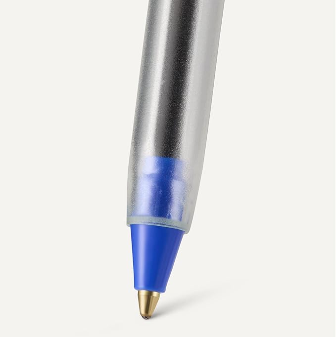 Amazon Basics Ballpoint Pens, 1.0mm, Blue, 144 Pack