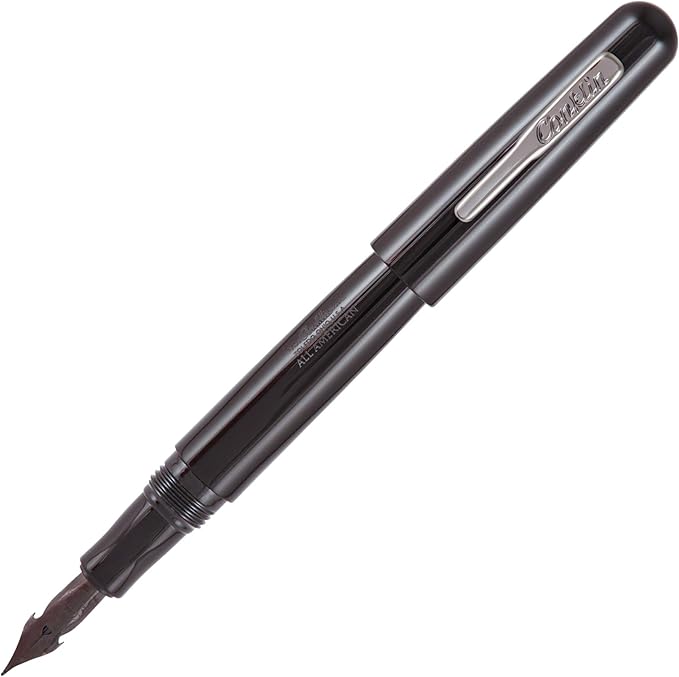 Conklin All American Fountain Pen in Black – Omniflex Nib, Flexible Design & Premium Craftsmanship – Ideal Gift for Pen Enthusiasts & Collectors