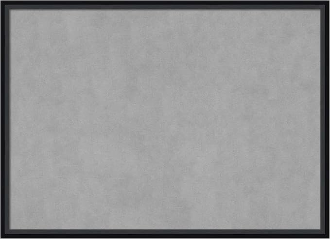 Amanti Art Black Framed Magnetic Board 21x29 Medium Vision Board for use with Magnets, 100% Metal Sheet to Display Items as Office Decor or for Home Organization in mudroom, Kitchen or Kids Room