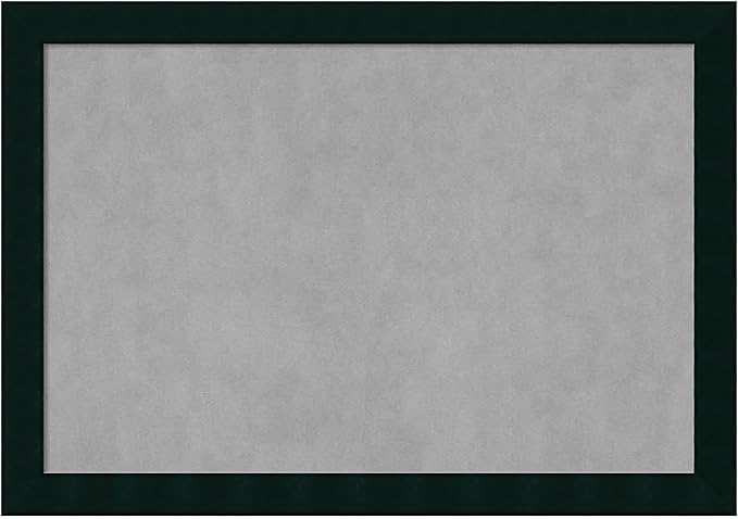 Amanti Art Black Framed Magnetic Board 28x40 Large Vision Board for use with Magnets, 100% Metal Sheet to Display Items as Office Decor or for Home Organization in mudroom, Kitchen or Kids Room