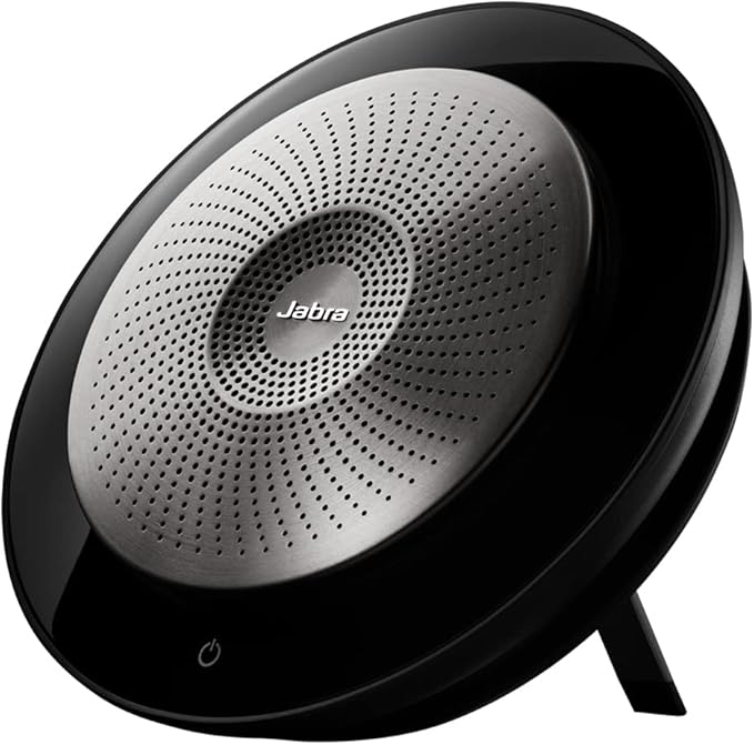 Jabra Speak 710 MS Wireless Bluetooth Speakerphone with Link 370 USB Adapter – Portable Conference Speaker for Holding Meetings Anywhere with Immersive Sound - Certified for Microsoft Teams