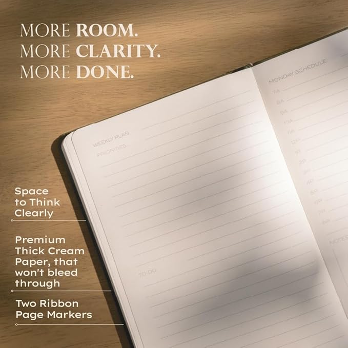 Anecdote 2026-2027 Planner: A Monthly, Weekly & Daily Planner with Calendar | 8.5" x 5.2" | Hardcover To-Do List Organizer, Planning Your Success, Start Anytime, Achieve Productivity Goals (Royal Blue)