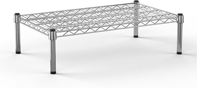 Regal Altair 18" Deep x 30" Wide x 8" Height 1-Tier Wire Shelving Kit | NSF Commercial Storage Rack Unit
