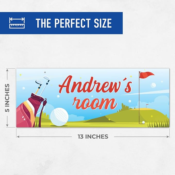 Custom Boy/Girl Name Sign Personalized Kids Decor Room Sign For Children Bedroom, Christmas Gift, And Wall Sign 5x13 Inches, ACM, Made in USA