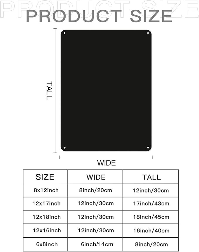Custom Sign Bulk Personalized Metal Signs For Outdoor Indoor Business Home Store Office Yard Street Lawn Make Your Own Customized Signs With Your Logo Text Photo, 12x8inch