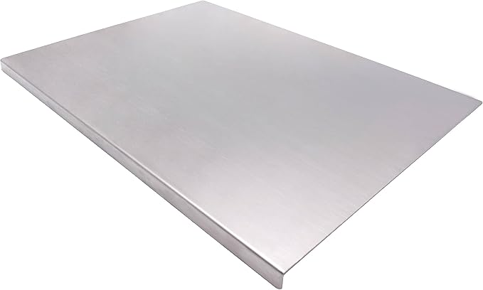 BILLAMB Stainless Steel Cutting Boards for The Kitchen, Suitable for Meat, Fruits, Vegetables, Bread, and Baking Large-sized Cutting Boards (80 x 50cm/31.5 x 19.7 in)