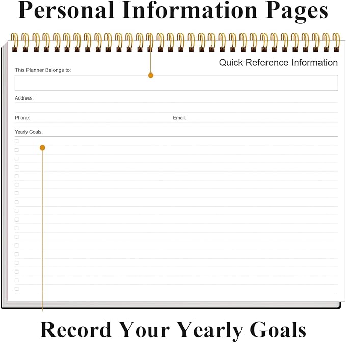 (3-Pack) Weekly Productivity Planner - 8.5" x 11" Dashboard Desk Notepad Has 6 Focus Areas to List Tasks for Goals, Projects, Clients, Academic or Meal-Organize Your Daily Work Efficiently, 54 Weeks